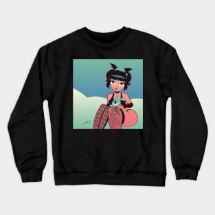 Demon Girl by IAMO Crewneck Sweatshirt